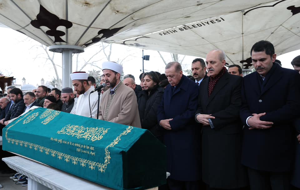 TBMM Başkanı Numan Kurtulmuş, AK Parti'li Fatma Sevim Baltacı'nın cenazesinde