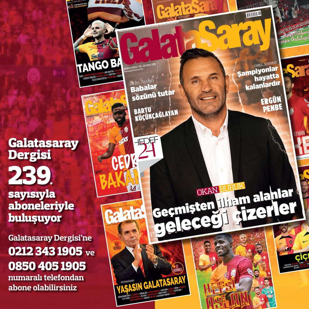 Galatasaray Dergisi, Taraftarlara Zengin İçerik Sunuyor! ABONE OL!
