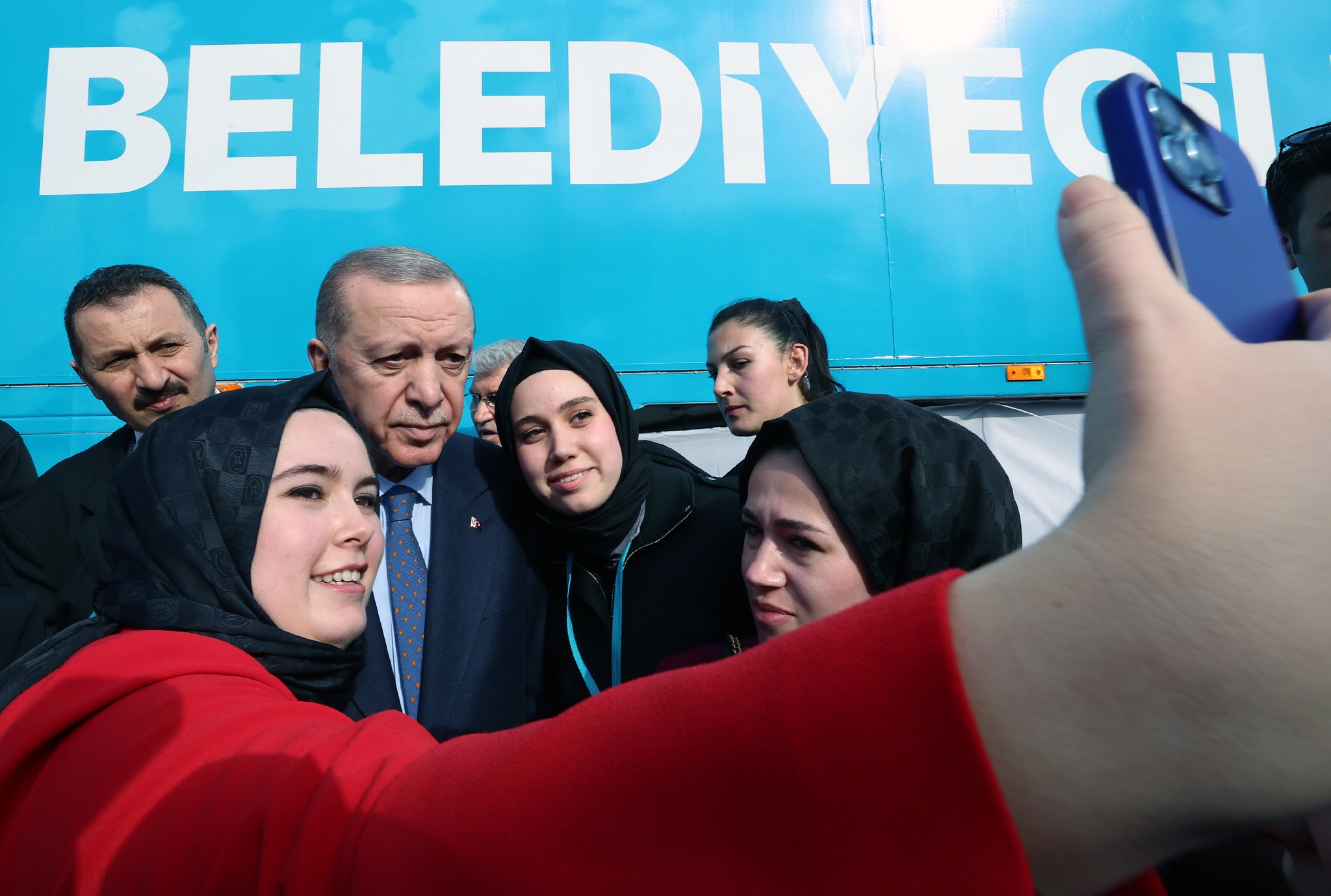 Erdoğan, Sakarya'da Coşkuyla Karşılandı