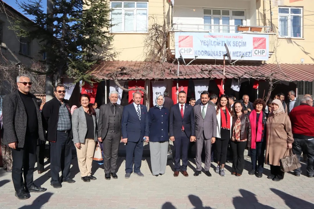 CHP Yeşilçiftlik'te Seçim Koordinasyon Merkezi Açılışını Gerçekleştirdi