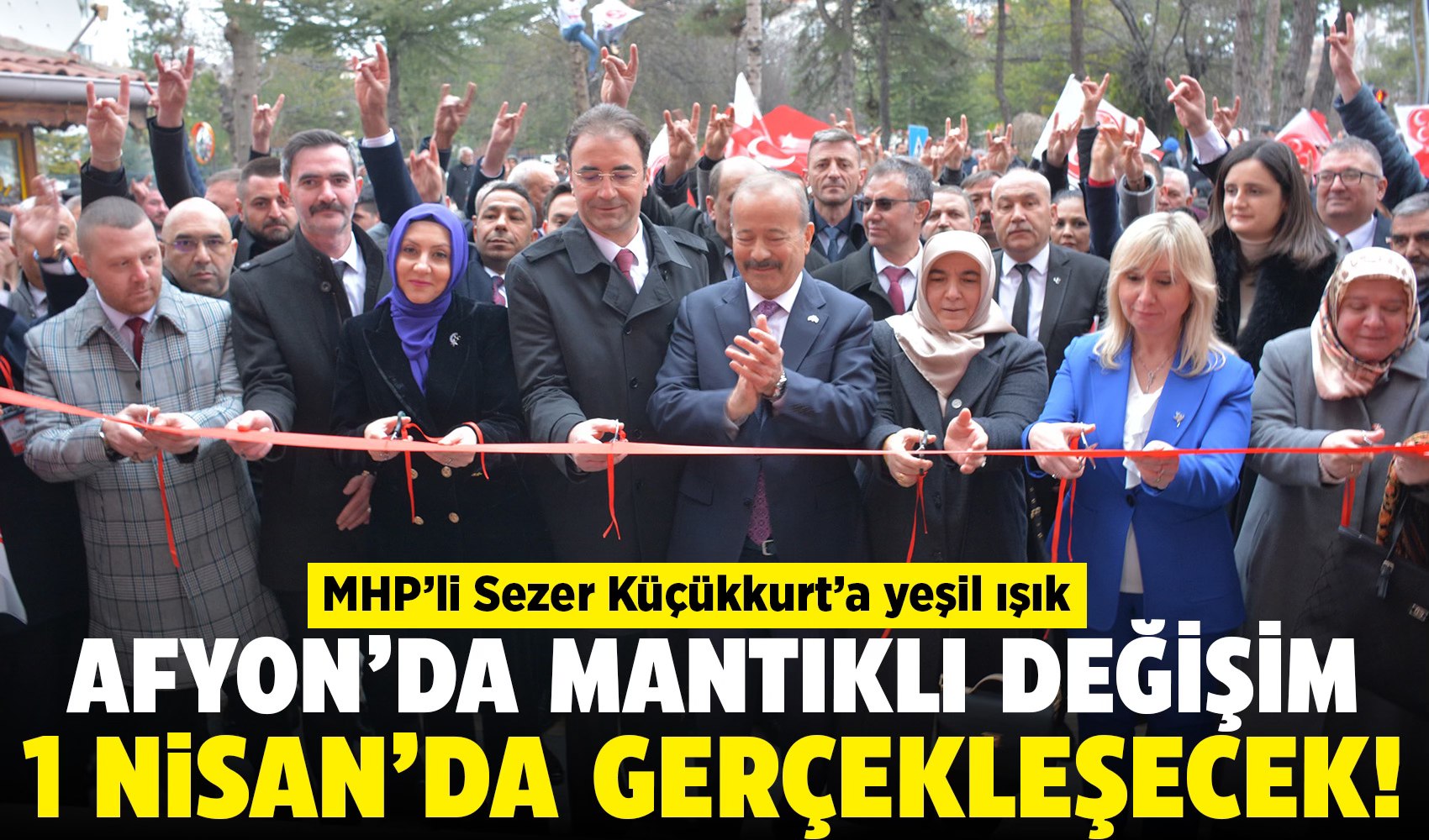 MHP Afyonkarahisar İl Başkanı Sezer Küçükkurt, bölge halkının desteğini kazanıyor.