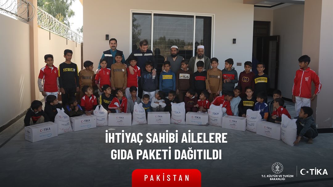 TİKA, Pakistan'da Ramazan yardımları dağıttı