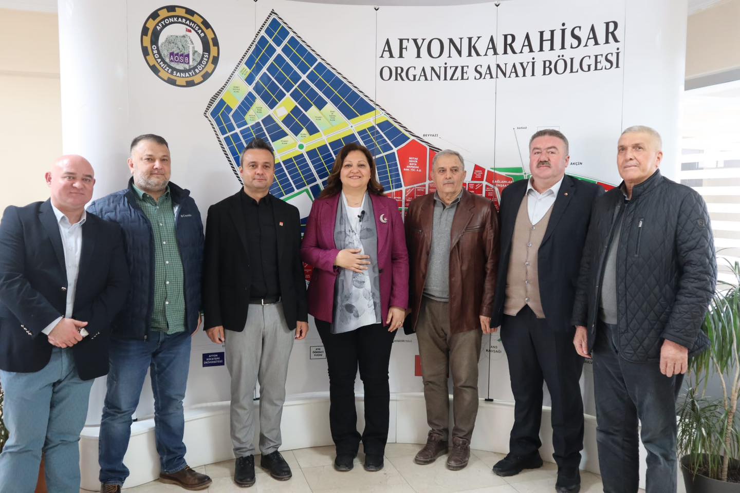 CHP Afyonkarahisar İl Başkanı ve İl Yönetimi, Sanayi Bölgesini Ziyaret Etti