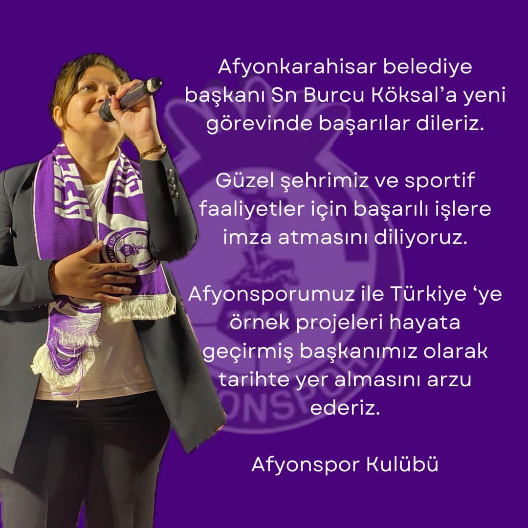 Yeni Afyonkarahisar Belediye Başkanı, Afyonspor'un başarısına özel ilgi gösteriyor ve tarihi projelerle şehrin sportif altyapısını güçlendirmeyi hedefliyor.