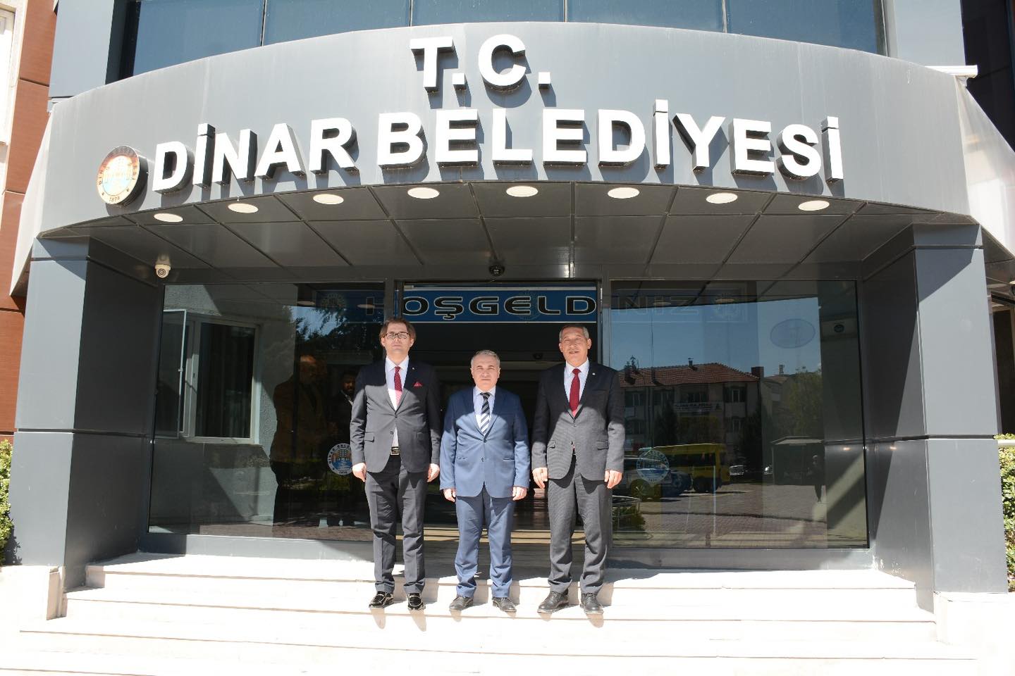 Dinar Belediye Başkanı Veysel Topçu'ya Destek Ziyareti