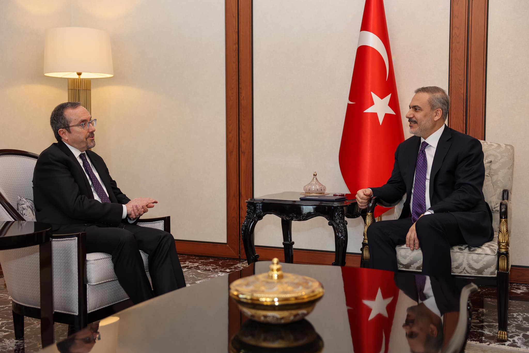 Dışişleri Bakanı Hakan Fidan, Amerikan diplomat ile görüştü