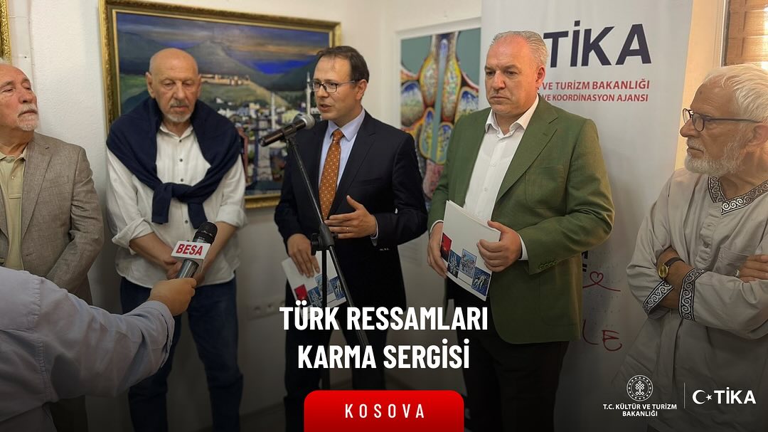 Kosova'da Türk Ressamların Eserleri Prizren'deki Sergide Buluştu