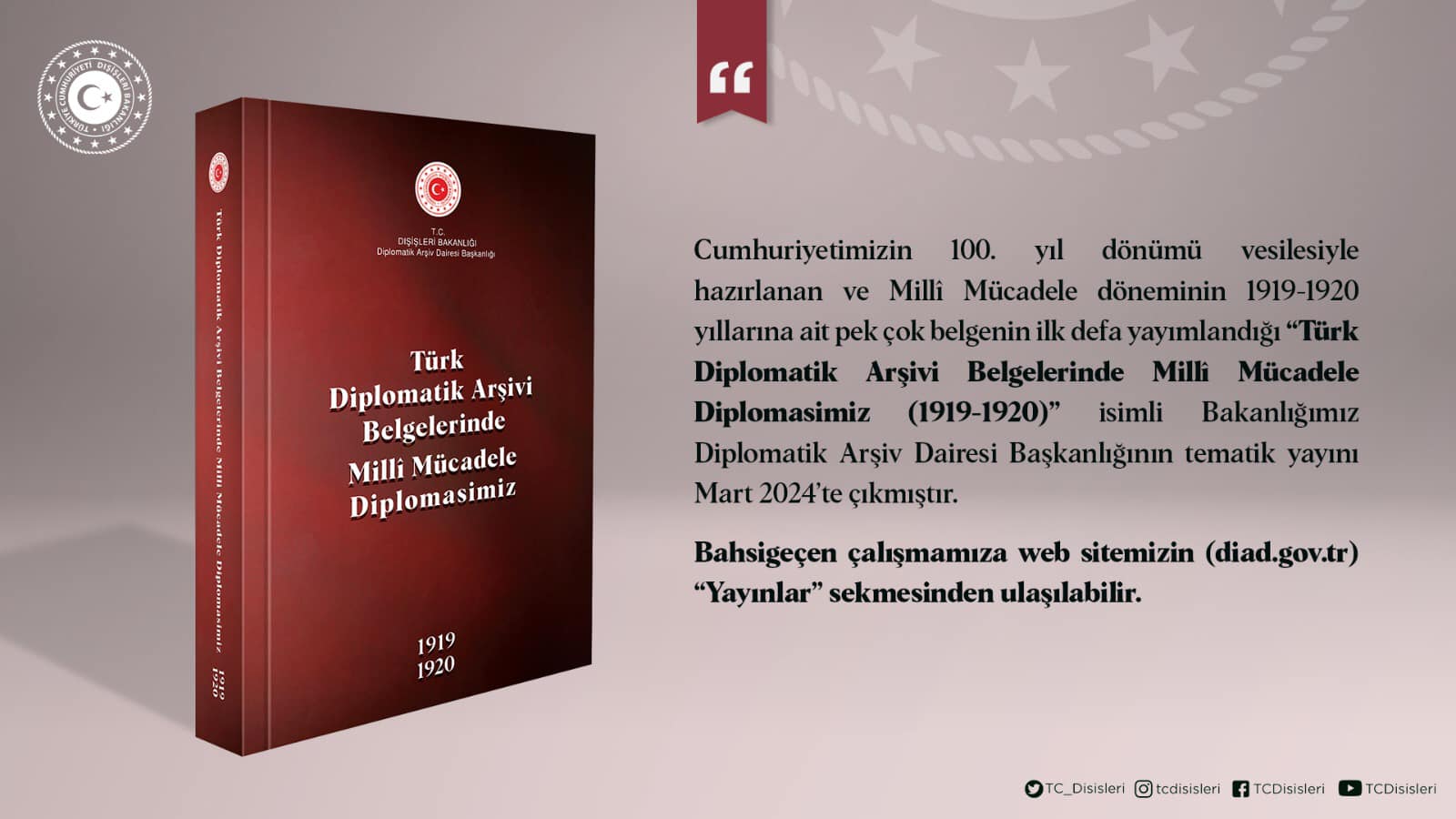 Türkiye'nin Milli Mücadele dönemine ışık tutan yeni belgeler yayınlandı.