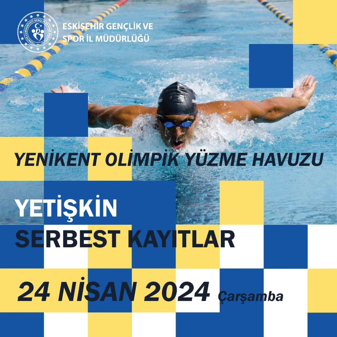 Eskişehir'de Olimpik Yüzme Havuzu, Yetişkinlere Yönelik Kayıt Dönemini Başlatıyor