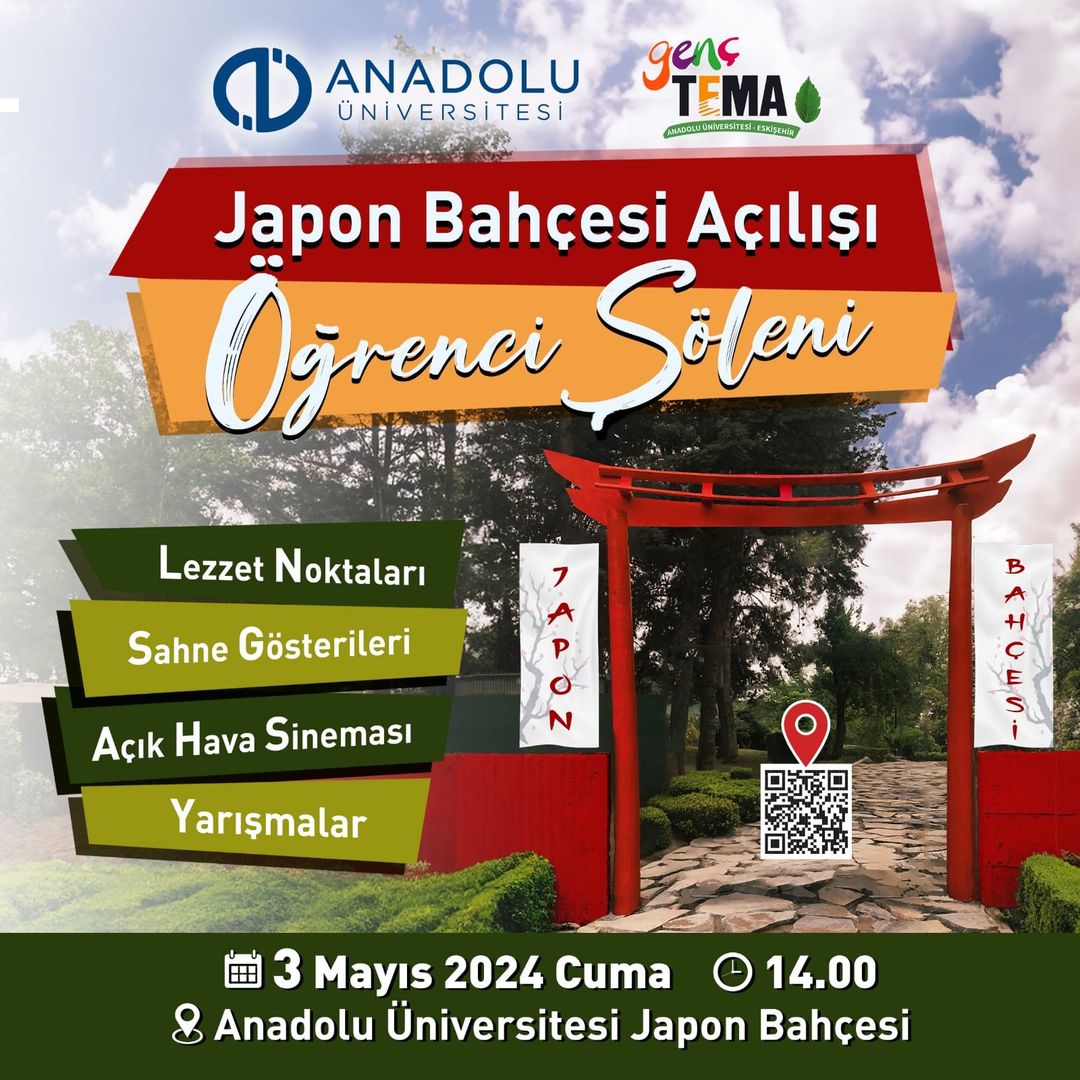 Anadolu Üniversitesi'nde Yeni Bir Etkinlik Alanı: Japon Bahçesi