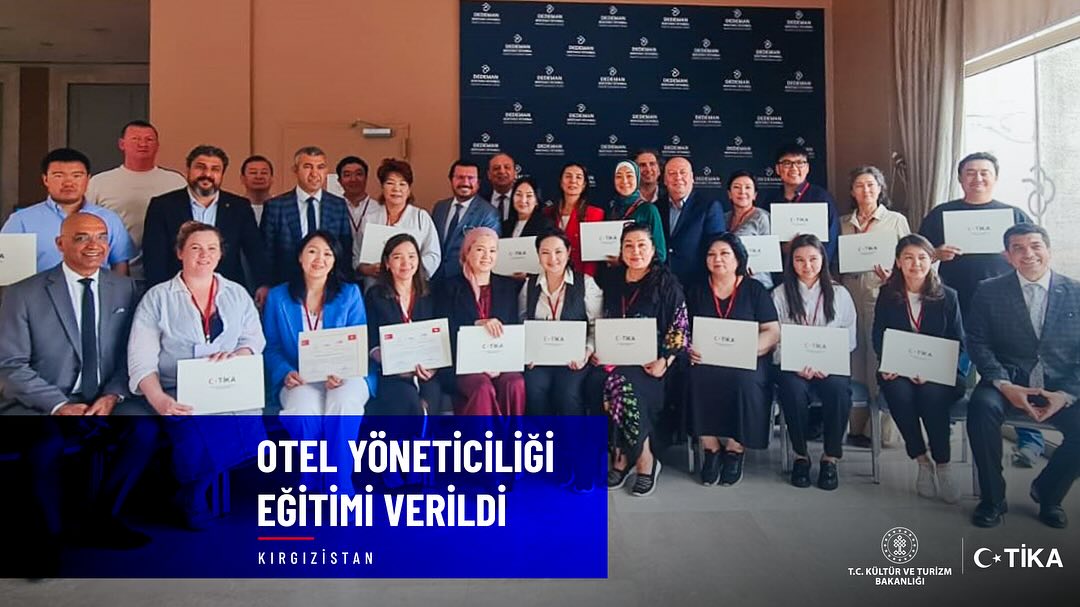 TİKA, Kırgızistan'daki Otel Yöneticilerine Eğitim Verdi