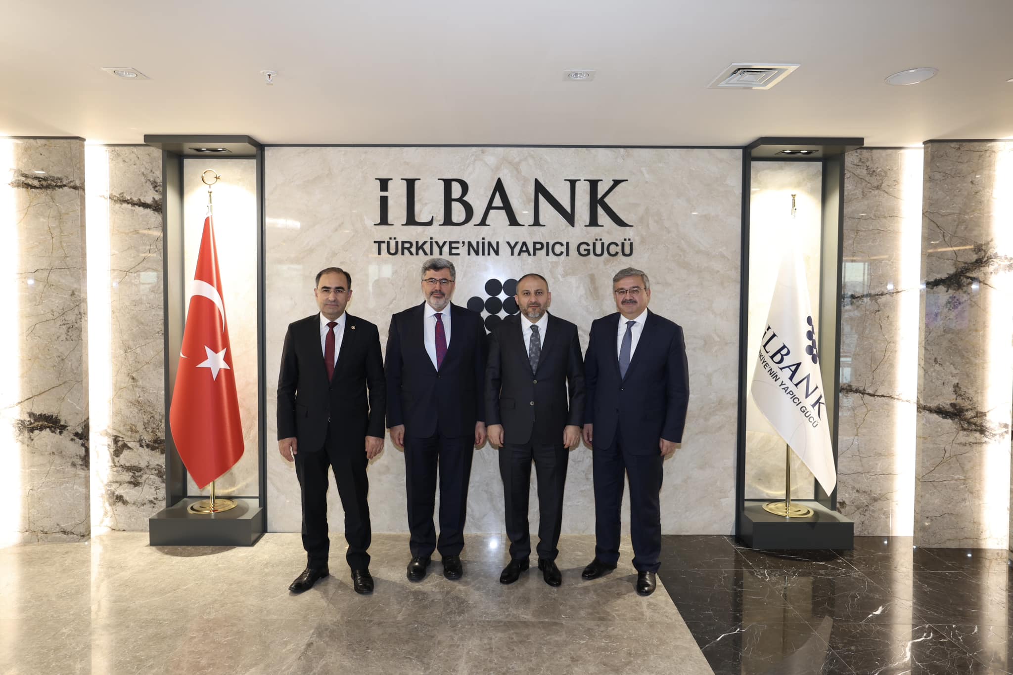 İller Bankası Genel Müdürü Recep Türk'ü Milletvekilleri İbrahim Yurdunuseven ve Hasan Arslan Ziyaret Etti