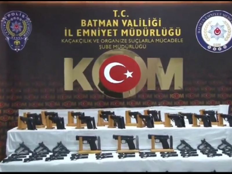 İçişleri Bakanı Ali Yerlikaya: Batman'da Silah Kaçakçılığı Operasyonu