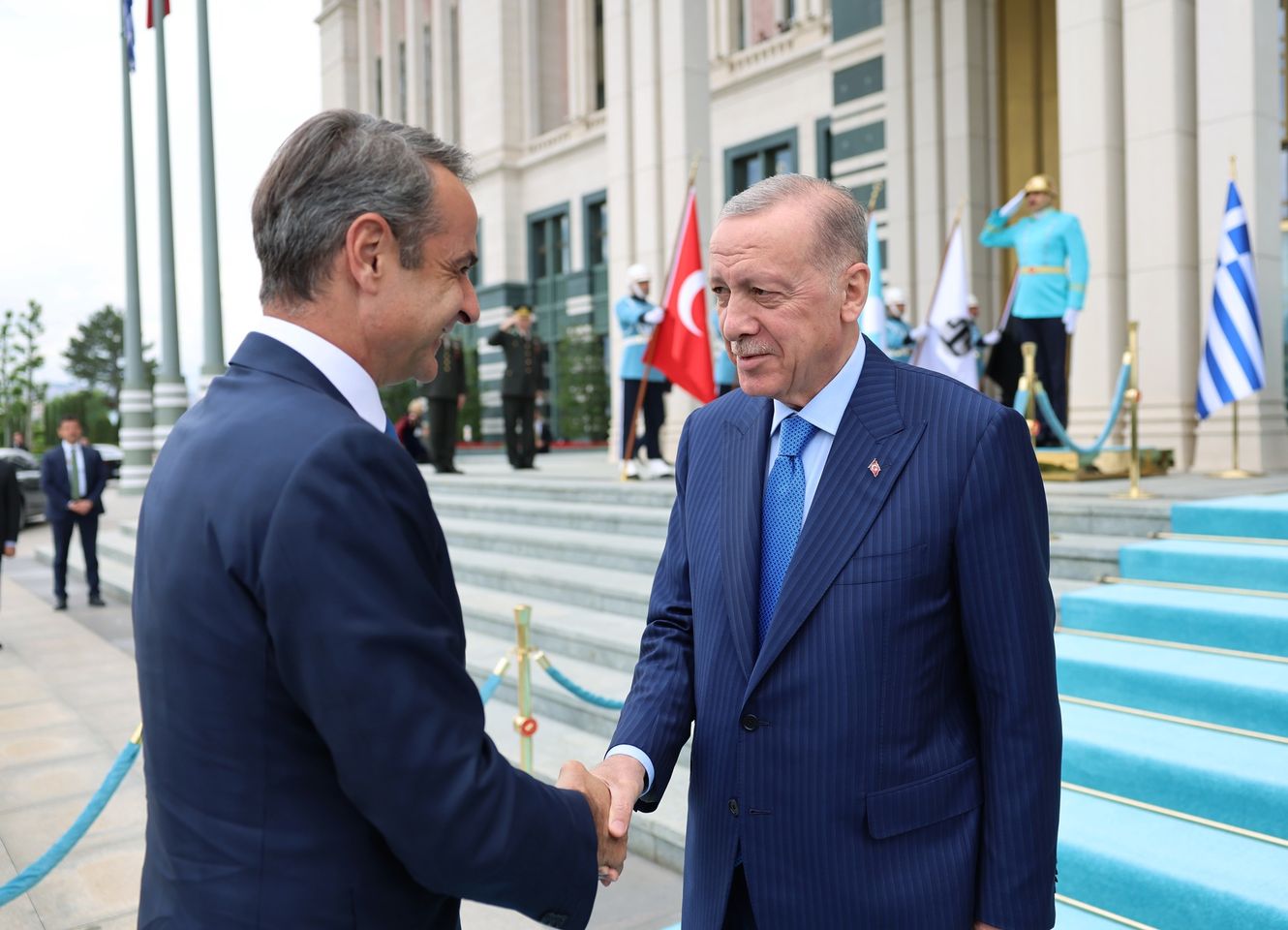 Erdoğan, Yunanistan Başbakanı ve Heyetiyle Görüştü