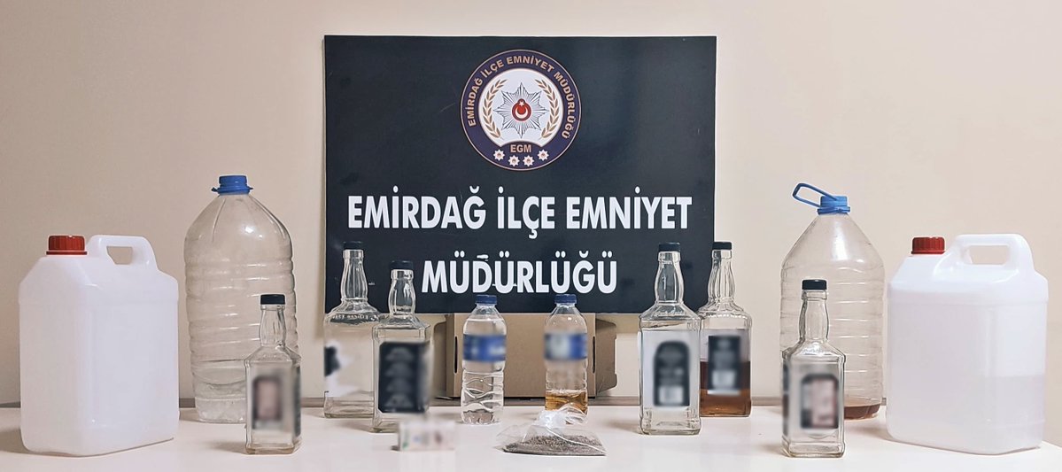 Afyonkarahisar'da Kaçak Alkol Operasyonu: Şahıs Gözaltına Alındı