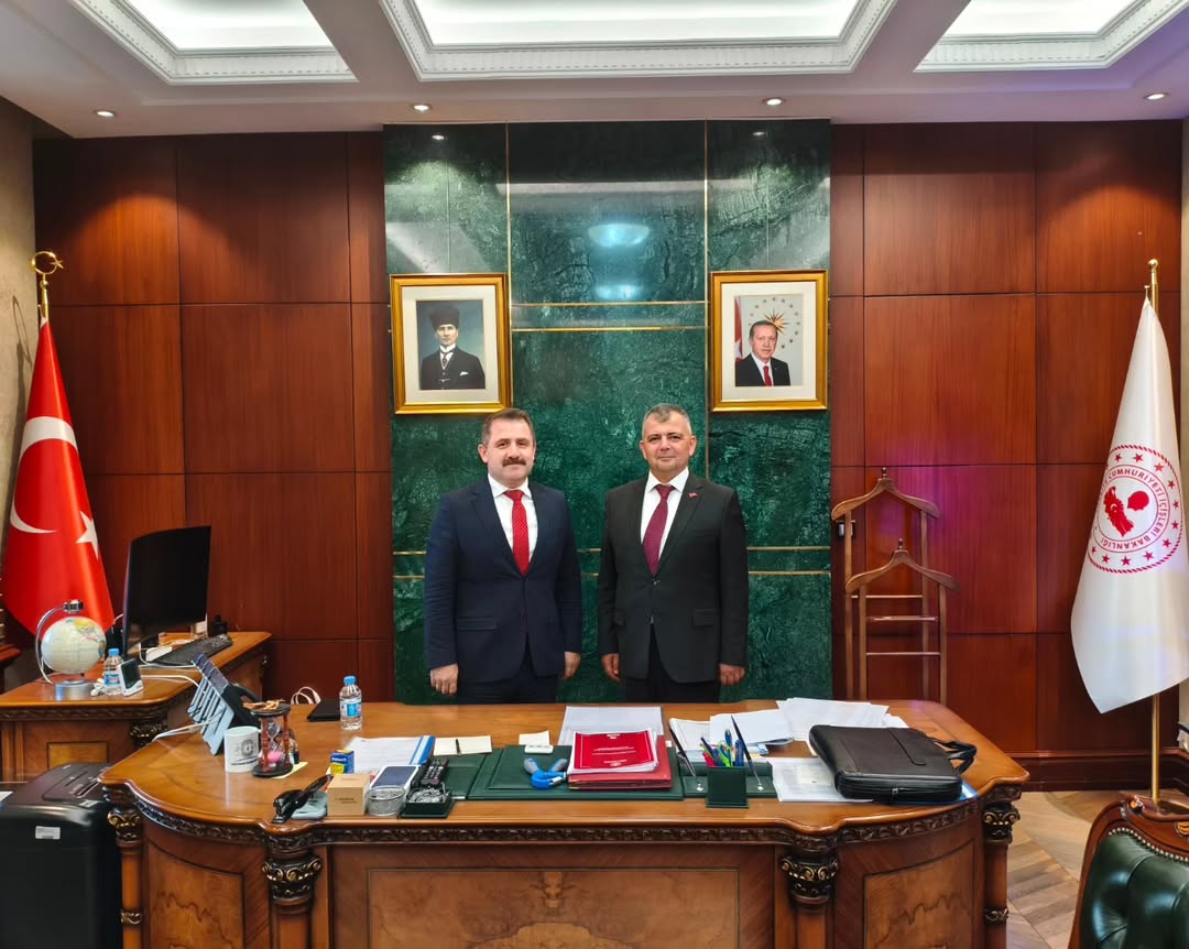 Emirdağ Belediye Başkanı Serkan Koyuncu, İçişleri Bakanlığı Destek Hizmetleri Daire Başkanı Levent Yazıcı'nın Misafiri Oldu