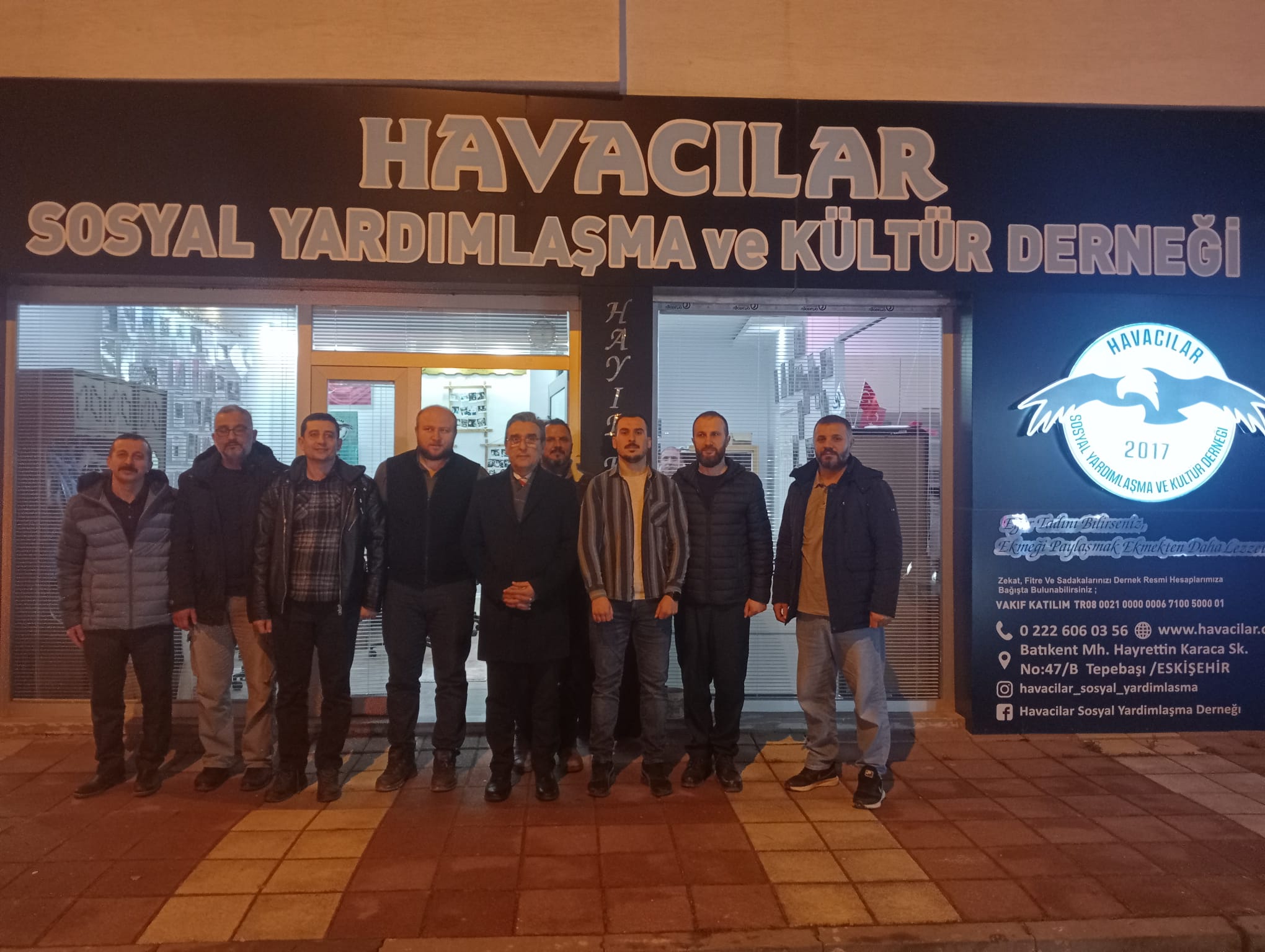 Kaymakam, Havacılar Derneği'ne iade-i ziyarette bulundu