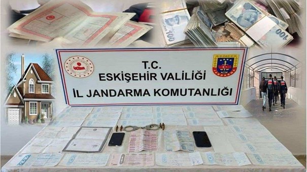 Eskişehir'de Tefecilik Suç Örgütüne Karşı Operasyon Yapıldı