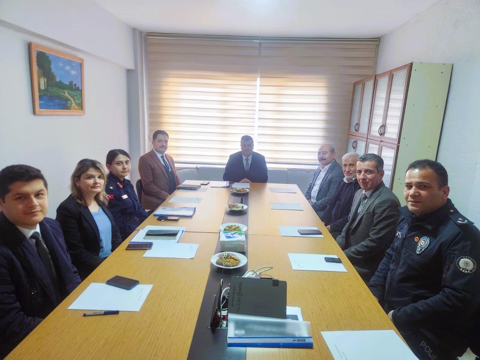 Banaz'da Seçim Güvenliği İçin Toplantı Düzenlendi