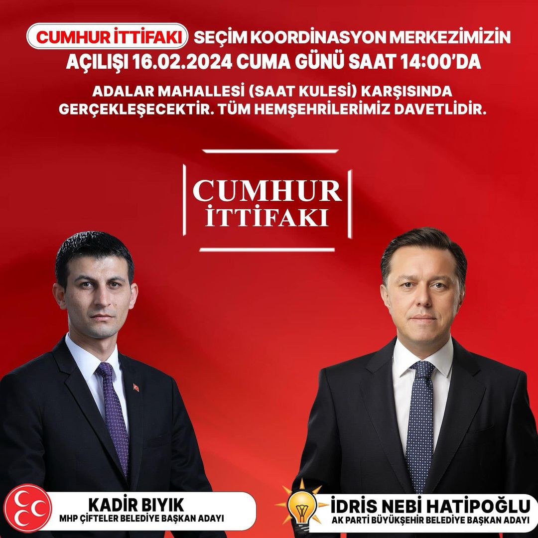 Eskişehir'de MHP ve Cumhur İttifakı destekçilerinin heyecanla beklediği açılış töreni gerçekleştirilecek