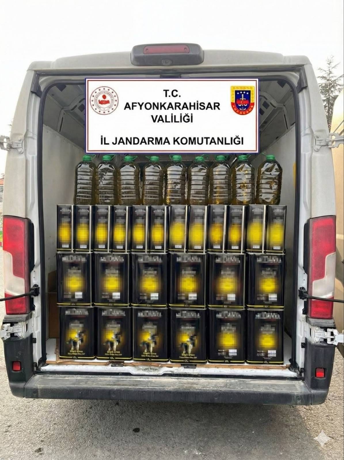 655 Litre Sahte Zeytinyağı Ele Geçirildi