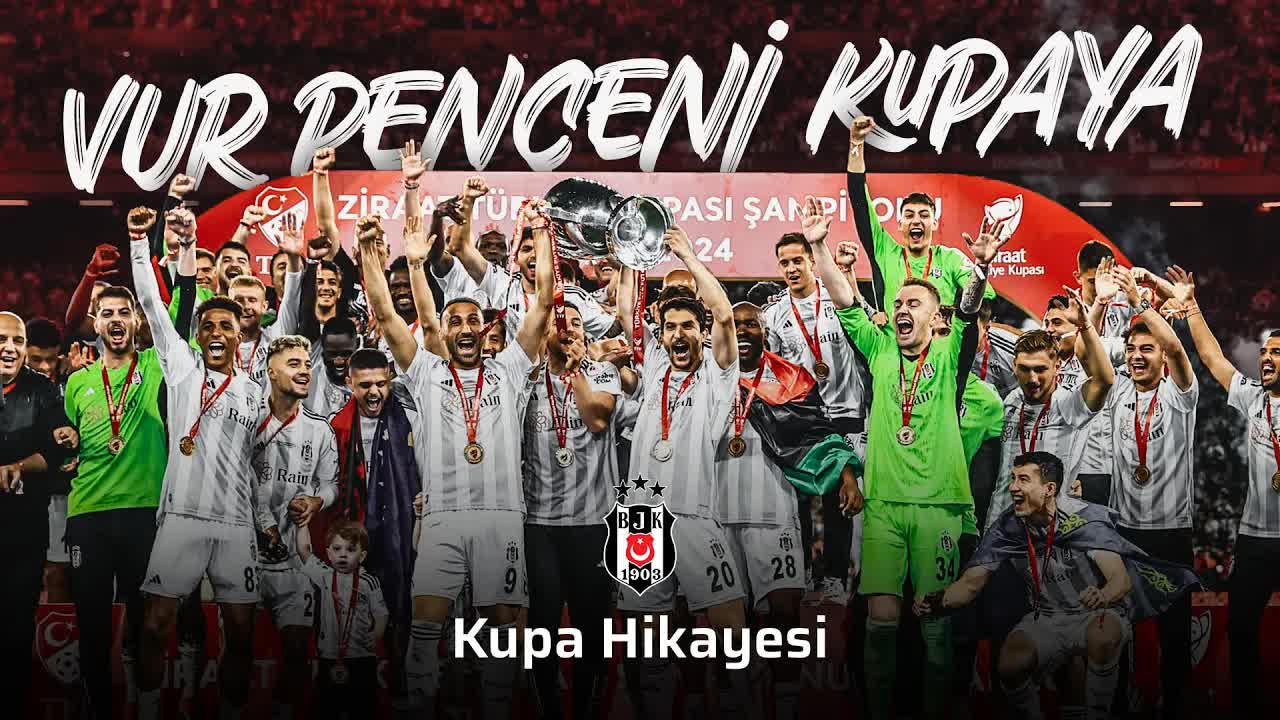 Beşiktaş Ziraat Türkiye Kupası'nı Kazandı
