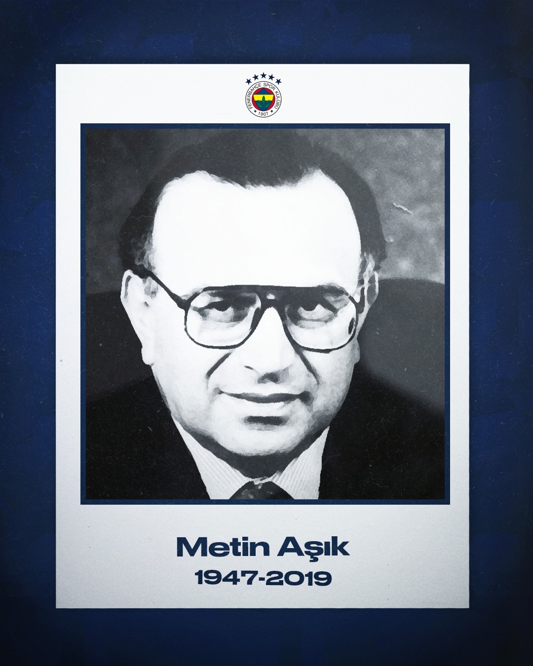 Fenerbahçe Spor Kulübü, Eski Başkanları Metin Aşık'ı Vefatının 5. Yılında Anıyor
