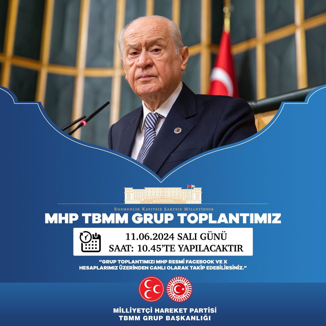 MHP TBMM Grup Toplantısı Düzenlenecek