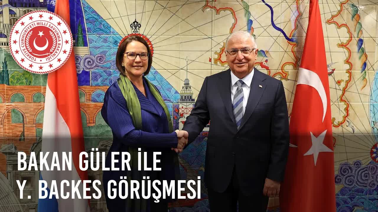 Türkiye Savunma Bakanı Yaşar Güler, NATO Savunma Bakanları Toplantısı Kapsamında Lüksemburg Savunma Bakanıyla Bir Araya Geldi