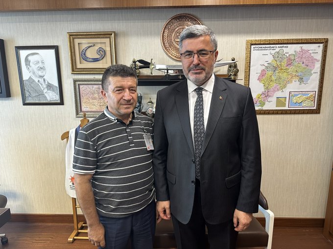 AK Parti Milletvekili Ali Özkaya, Sandıklı ve Dinar İlçelerinden Misafirleri Ağırladı