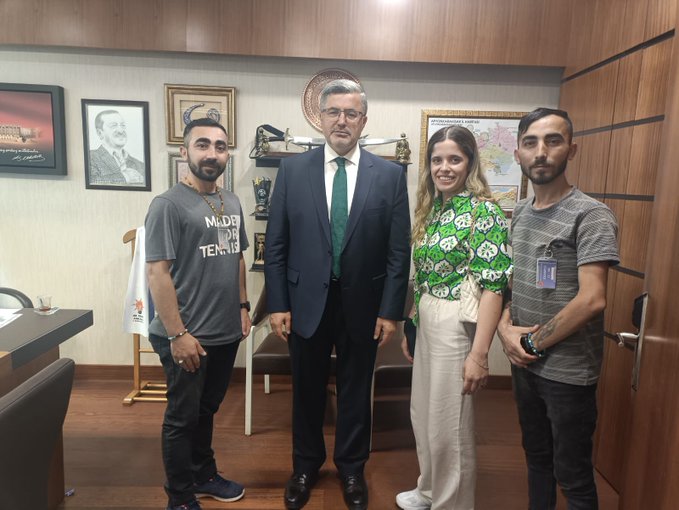 AK Parti Milletvekili Ali Özkaya, Afyonkarahisar MS Hastaları Derneği Başkanı ve Hemşehrileri Ziyaret Etti