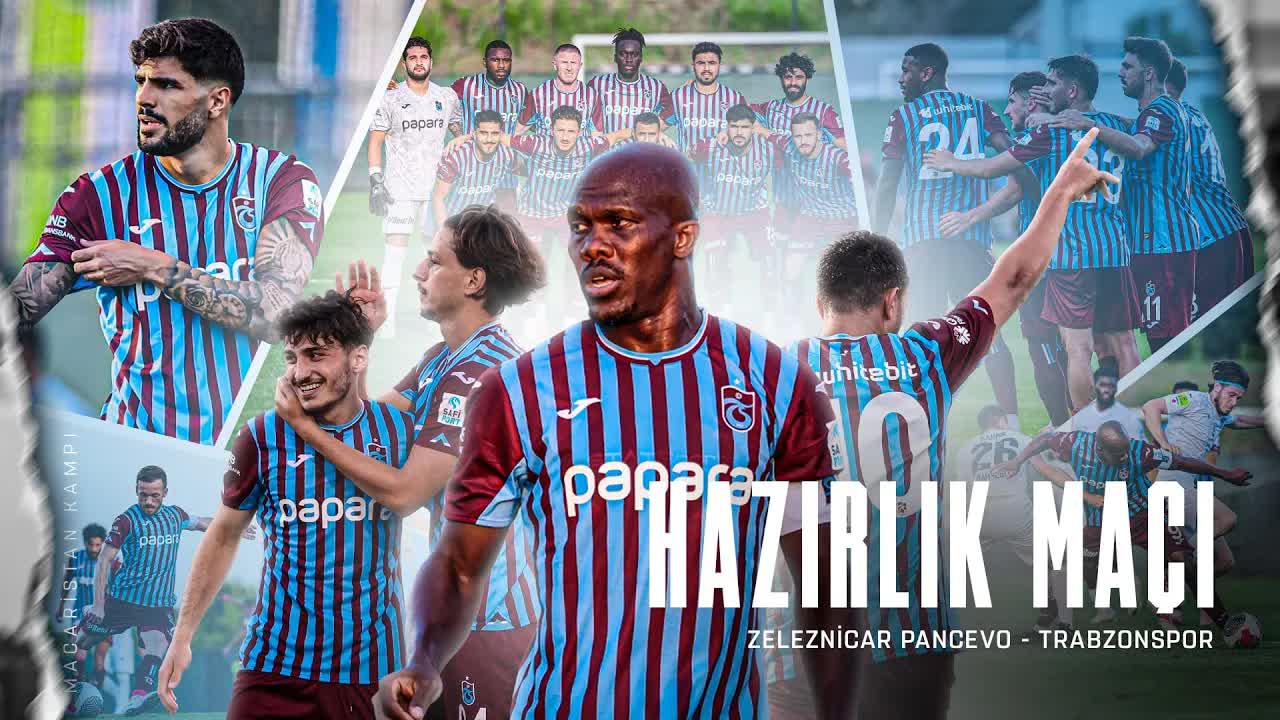 Trabzonspor Macaristan'da Zeleznicar Pancevo'yu Mağlup Etti