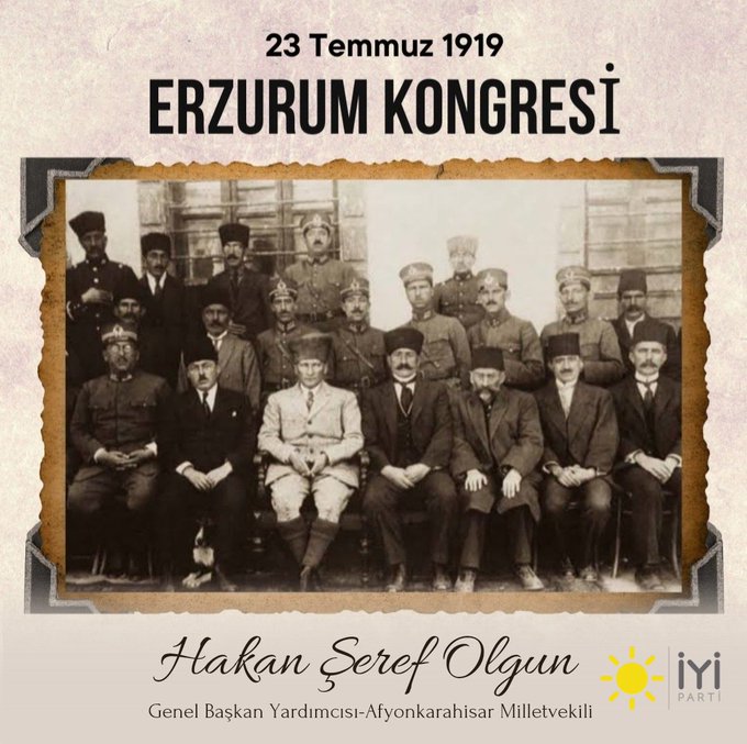 Erzurum Kongresi'nin 105. Yıl Dönümünde Milli Mücadele Anılıyor