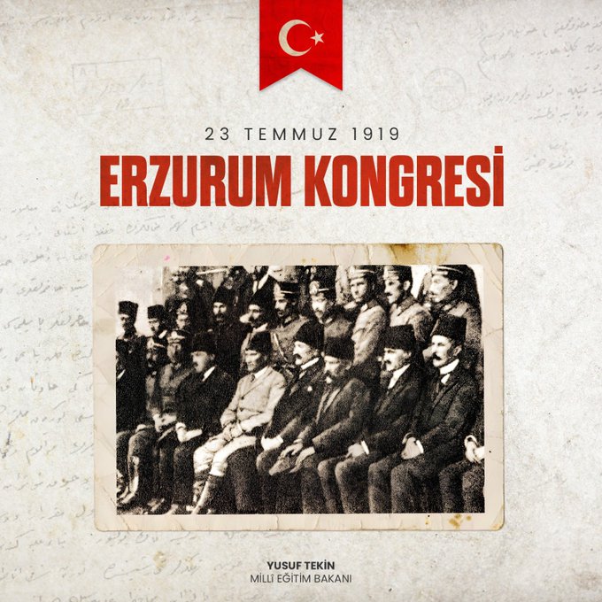Erzurum Kongresi'nin 105. Yıl Dönümü