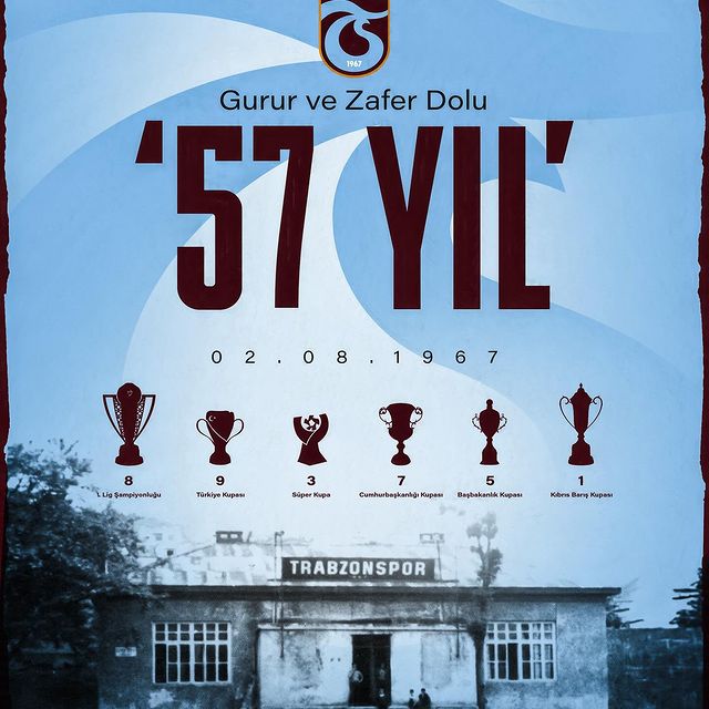 Trabzonspor 57. Yılını Kutluyor