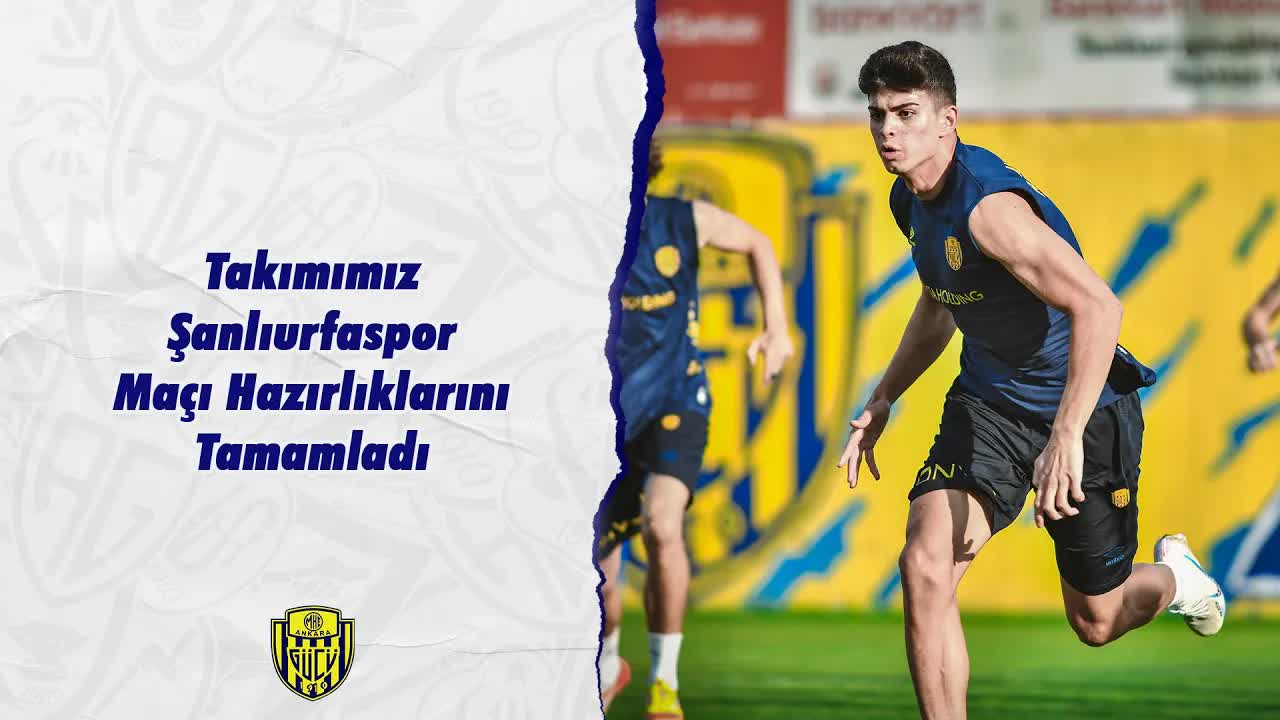 Trendyol 1. Lig 2024-2025 Sezonu İlk Hafta Maçı Öncesi MKE Ankaragücü Hazırlıklarını Tamamladı