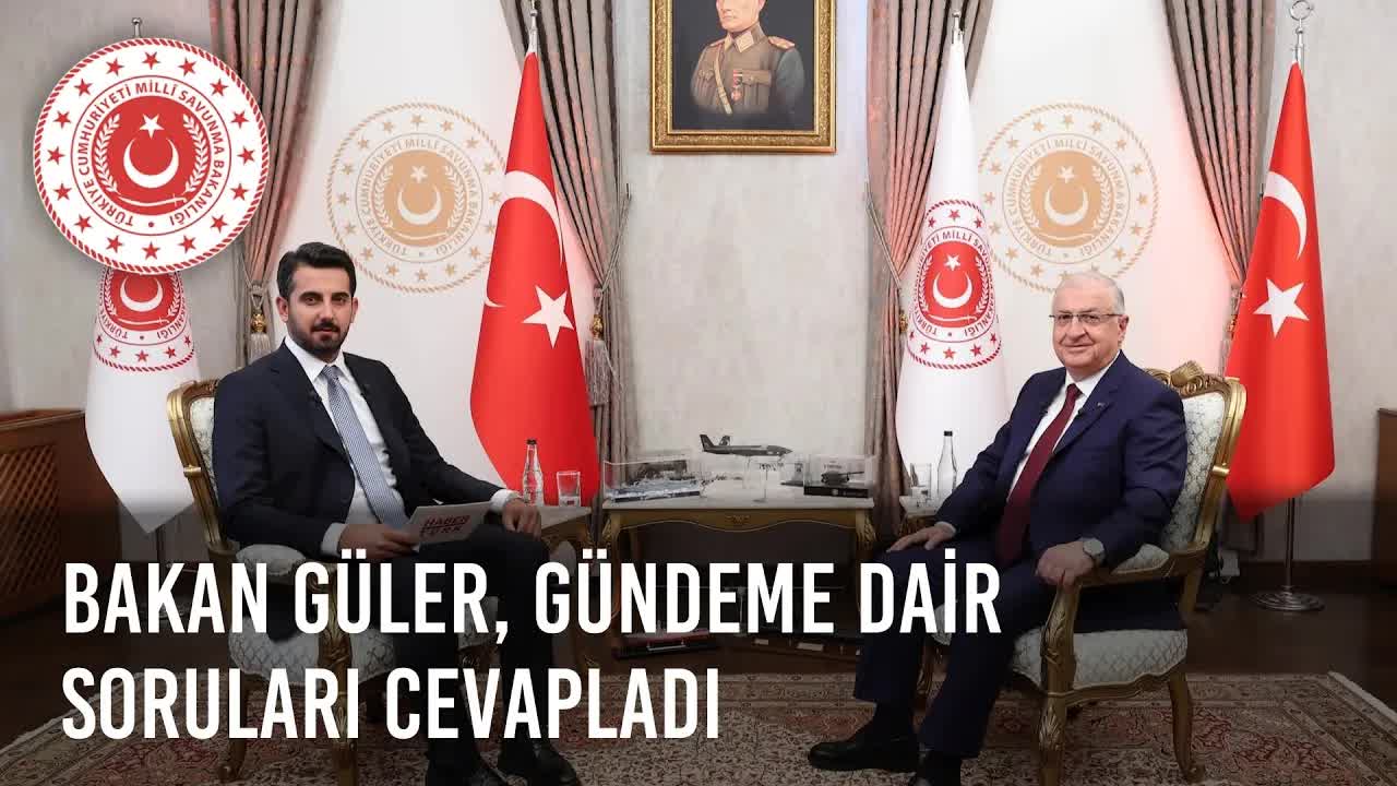 Millî Savunma Bakanı Yaşar Güler Gündeme İlişkin Değerlendirmelerde Bulundu