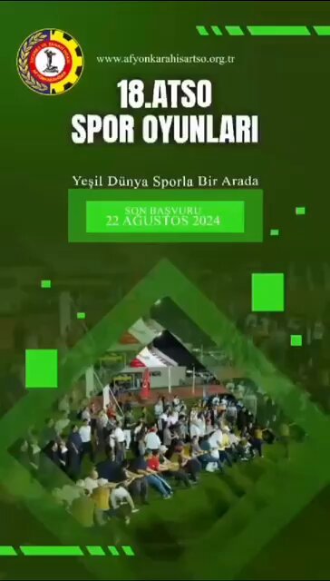 Afyonkarahisar Ticaret ve Sanayi Odası tarafından düzenlenen 18. ATSO Spor Oyunları Açılış Töreni