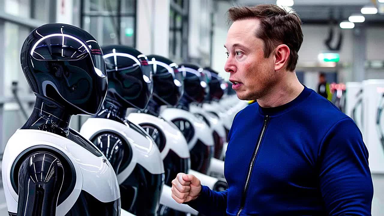 Elon Musk'un Optimus Robotunu China AI Konferansında Sergilemesi