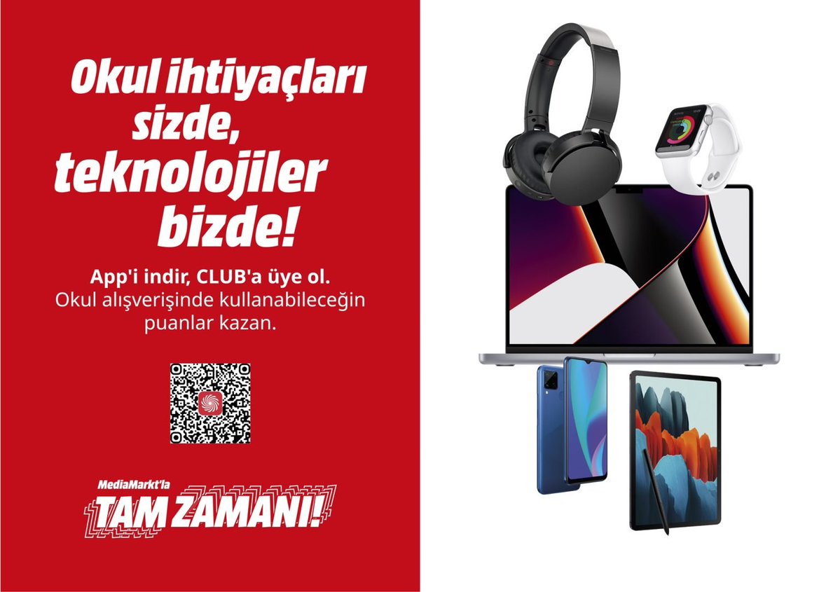 MediaMarkt'tan Okula Dönüş Kampanyası!