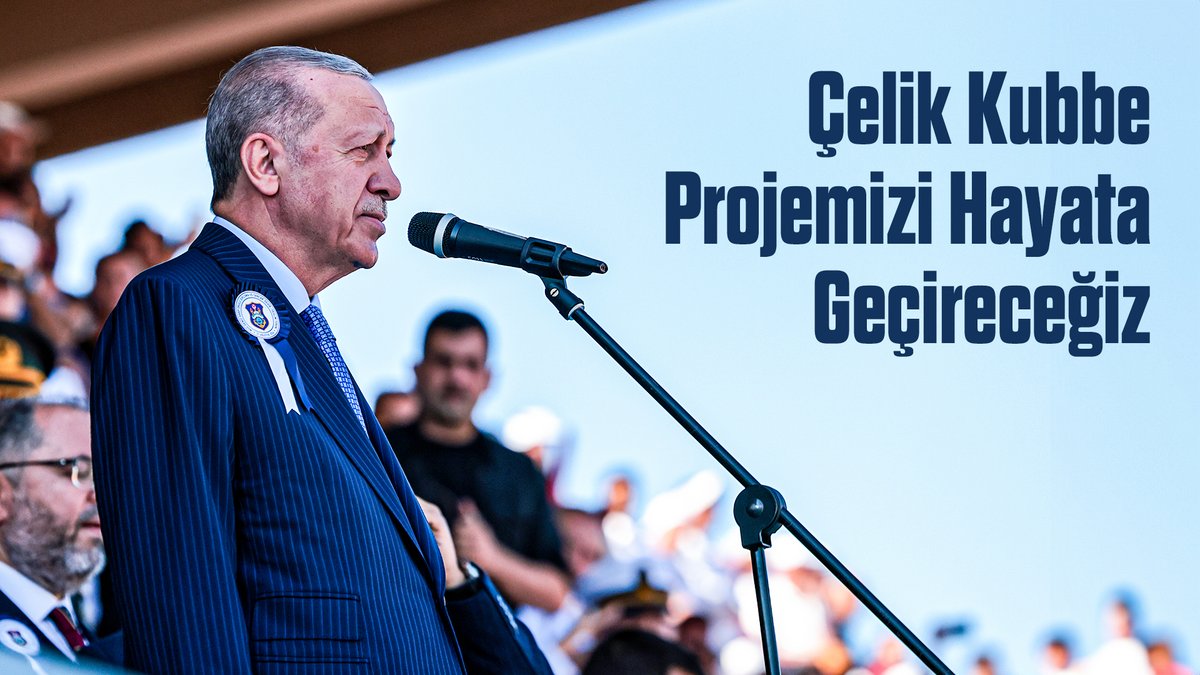 Cumhurbaşkanı Recep Tayyip Erdoğan, Yeni Çelik Kubbe Projesi Hakkında Açıklamalarda Bulundu