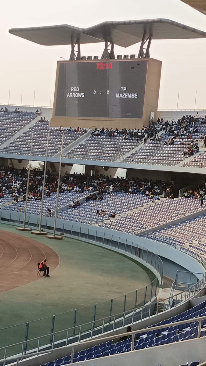 Red Arrows, TP Mazembe'ye karşı zorlu bir mücadele verdi