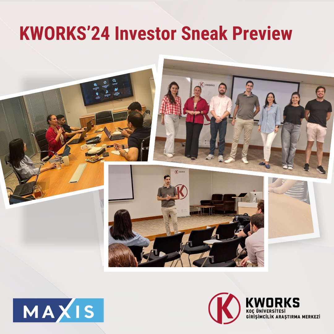 KWORKS Investor Sneak Preview'ta Maxis ile Buluştu