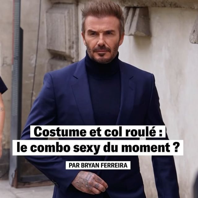 David Beckham'ın Milano Moda Haftası'ndaki Şık Kostümü Moda Trendi Olabilir