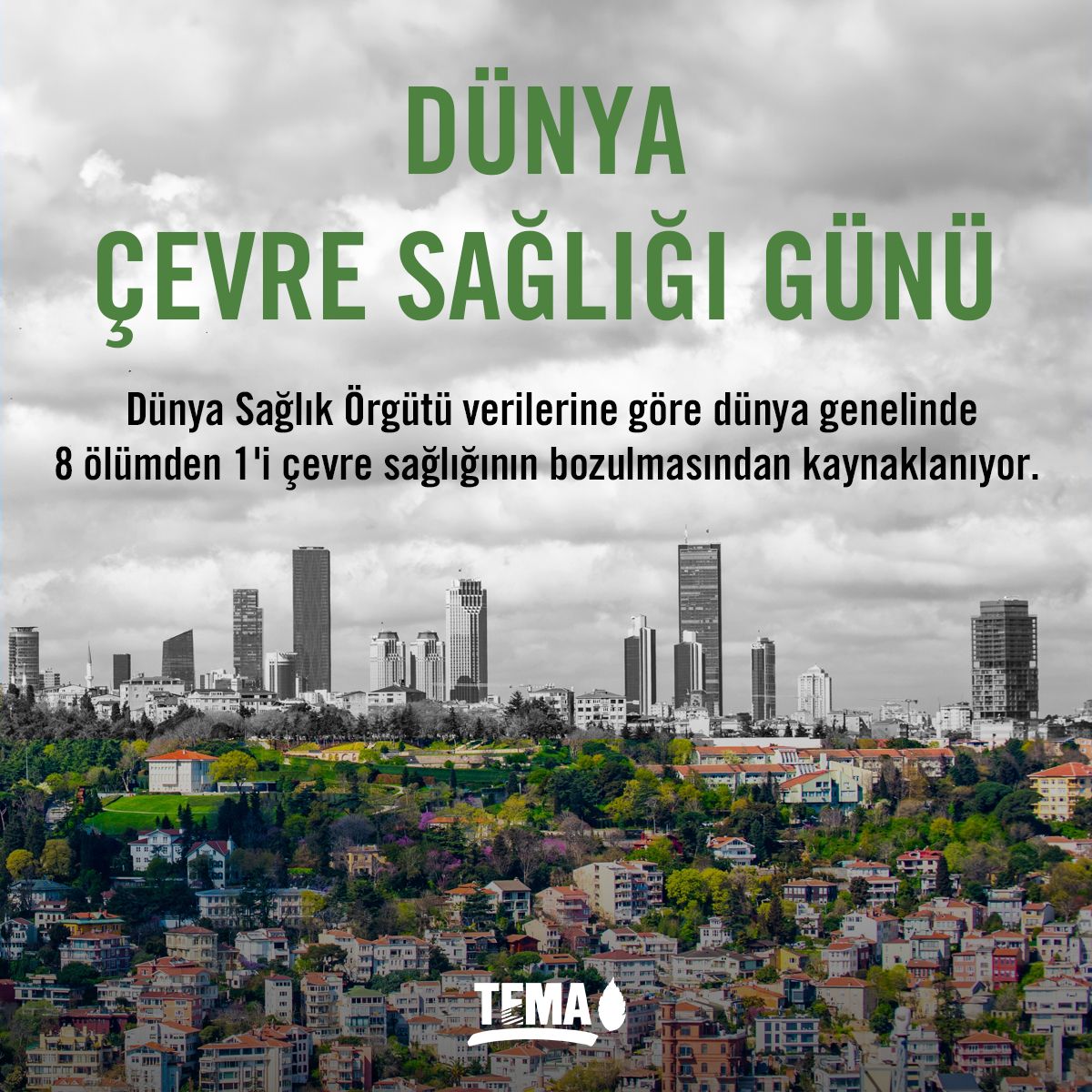 Dünya Çevre Sağlığı Günü Teması Açıklandı