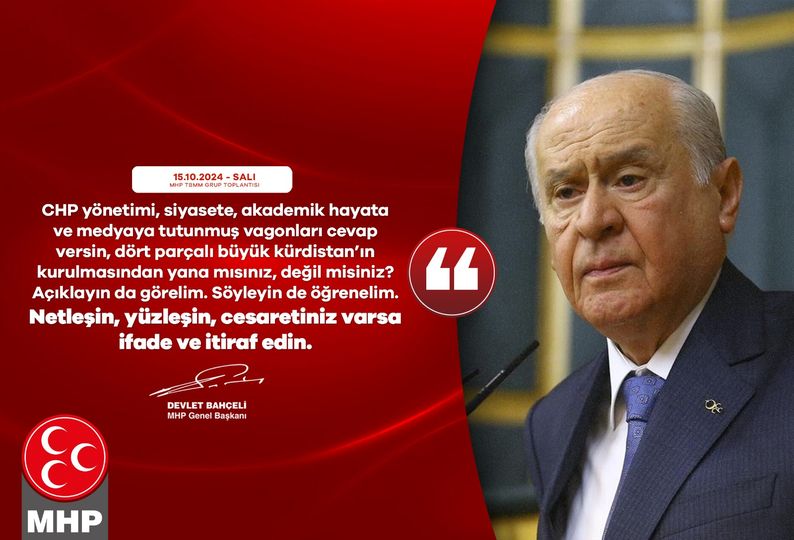 Devlet Bahçeli, MHP'nin Kürt Sorununa Yaklaşımını Eleştirdi