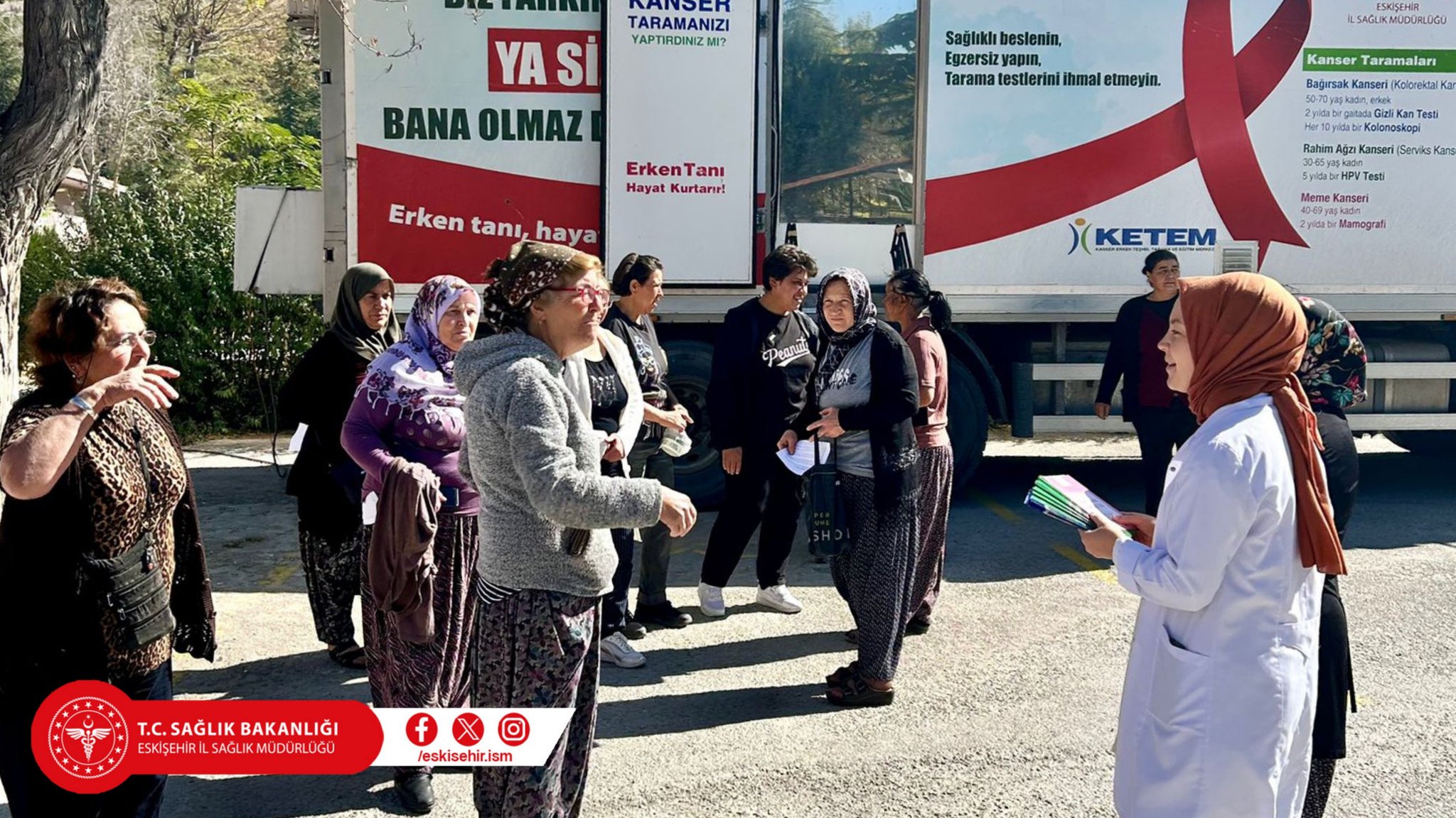 Eskişehir İl Sağlık Müdürlüğü, Seyitgazi'de Mobil KETEM Hizmeti Vermeye Başladı