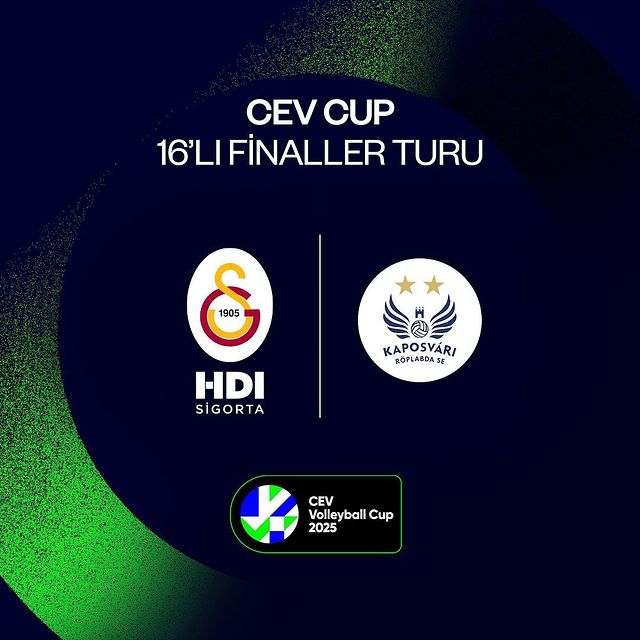 Galatasaray HDI Sigorta CEV Cup 16’lı Finaller Turu'nda