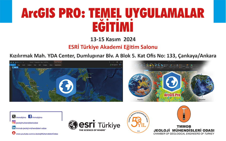 Oda ve Esri Türkiye İşbirliğiyle ArcGIS Pro Eğitimi Düzenleniyor