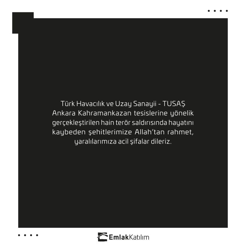 Bugün Gerçekleştirilen Terör Saldırısında Yaşamını Kaybeden Vatandaşlarımız İçin Taziye Mesajı